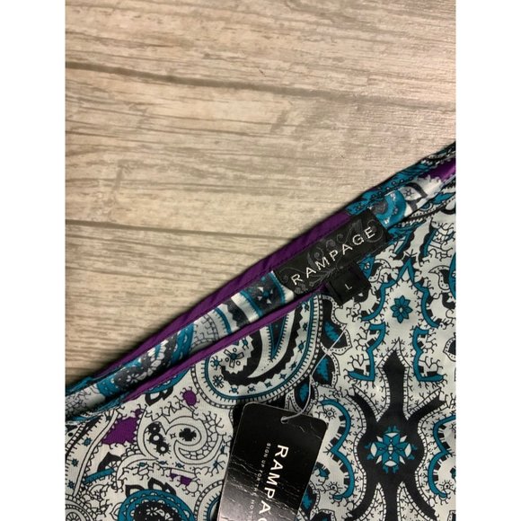 NWT Rampage One Shoulder Top Large - Picture 2 of 5